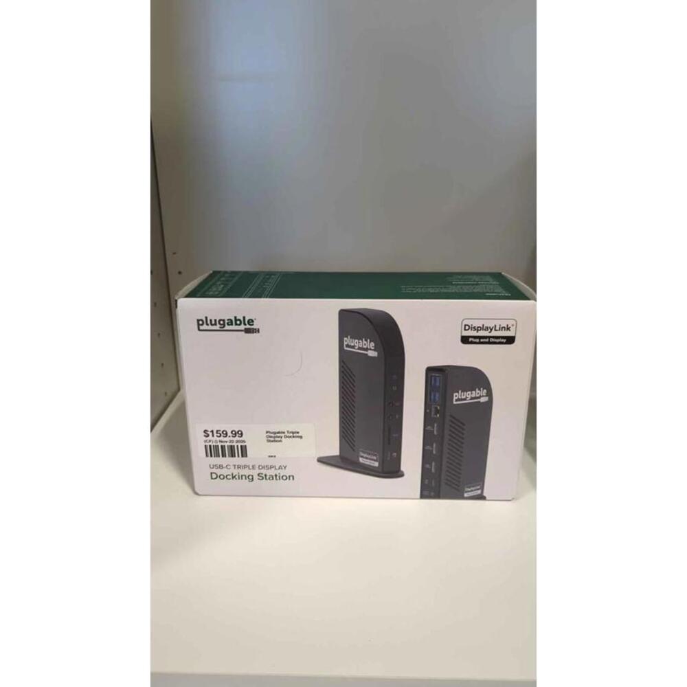 Plugable USB-C Triple Display Docking Station